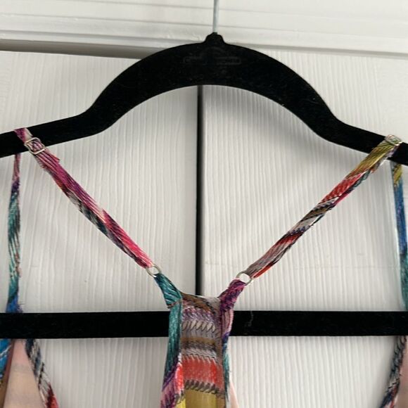 Charlie Jade Women’s Multi Color Striped Spaghetti Strap Dress - Picture 8 of 9